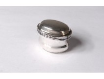 Small pill box sterling silver stranger 23gr silver nineteenth century