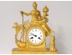 Gilt Bronze Clock Allegory Abondance Maritime Trade Charles X Nineteenth