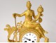 Gilt Bronze Clock Allegory Abondance Maritime Trade Charles X Nineteenth