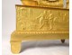 Gilt Bronze Clock Allegory Abondance Maritime Trade Charles X Nineteenth