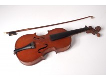 Child violin 1/8 luthier Paul Beuscher Bd Beaumarchais Paris twentieth bow