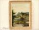 HST Painting Landscape ecluse fishermen signed Jacquet twentieth