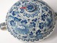 Dutch earthenware soup tureen Delft white-blue birds flowers eighteenth century