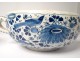 Dutch earthenware soup tureen Delft white-blue birds flowers eighteenth century