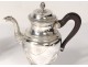 Service coffee tea Empire solid silver Minerva Orfèvrerie Marais 2536gr XXè