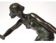 Bronze sculpture Francesco La Monaca woman dancer Valsuani twentieth century