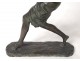 Bronze sculpture Francesco La Monaca woman dancer Valsuani twentieth century