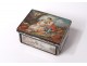 Sterling silver fly box miniature scene gallant Boucher landscapes 18th