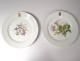 Table service 23 porcelain plates Sèvres flowers Napoleon III XIXth