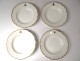 Service 25 porcelain plates W. Guérin &amp; Cie Limoges coat of arms 20th century