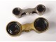 2 binoculars of mother-of-pearl gold brass nineteenth century