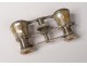 2 binoculars of mother-of-pearl gold brass nineteenth century