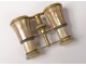 2 binoculars of mother-of-pearl gold brass nineteenth century