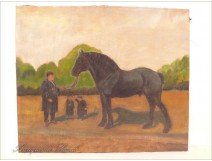 HST Draught Horse Child Maquignon The 20th Leuxhe