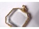 Sterling silver 18 carat gold crystal photo pendant cut 19th century