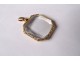 Sterling silver 18 carat gold crystal photo pendant cut 19th century