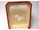 Brooch Brooch Cartier Chalcedony Onyx diamonds white gold 12,65gr boxed twentieth