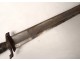 Hunting knife dagger hunting horn bronze barrel head wolf nineteenth century