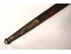 Hunting knife dagger hunting horn bronze barrel head wolf nineteenth century