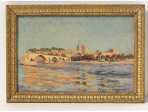 HSP table view bridge Avignon Palace Pope Rocher Doms Landerset twentieth