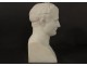 Emperor bust sculpture Napoleon I Hermes Carrara marble Chaudet nineteenth