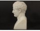 Emperor bust sculpture Napoleon I Hermes Carrara marble Chaudet nineteenth