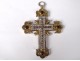 Prelatice pectoral cross bishop silver vermeil Minerva goldsmith Le Roux 19th