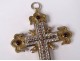 Prelatice pectoral cross bishop silver vermeil Minerva goldsmith Le Roux 19th