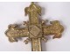 Prelatice pectoral cross bishop silver vermeil Minerva goldsmith Le Roux 19th