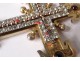 Prelatice pectoral cross bishop silver vermeil Minerva goldsmith Le Roux 19th