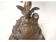 Henry Plé bronze sculpture Fortuna wife horn abundance wheel wings nineteenth