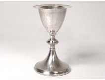 Small chalice silver patena Minerva goldsmith Demarquet metal nineteenth