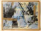 Abstract painting collages Jean-Louis Fleury 1998