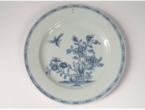 Porcelain plate India Company China flowers foliage eighteenth