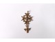 Huguenot cross pendant gold metal dove Holy Spirit jewel twentieth century