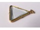 Solid gold picture holder 18 carat crystal cut ribbons 19th century