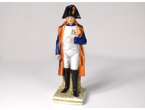 Polychrome porcelain statuette Emperor Napoleon I twentieth century