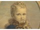 Engraving portrait Prince Imperial Napoleon II Lignon in Paris XIXth century