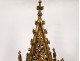 Carved wood carved gilded processional staff dais Marie-Madeleine eighteenth