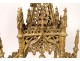 Carved wood carved gilded processional staff dais Marie-Madeleine eighteenth