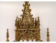 Carved wood carved gilded processional staff dais Marie-Madeleine eighteenth