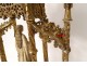 Carved wood carved gilded processional staff dais Marie-Madeleine eighteenth