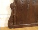 Carved wood panel coat of arms coat of arms miter cherub Château Treulan 17th