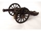 Gribeauval type cannon of campaign iron wood artillery nineteenth