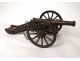 Gribeauval type cannon of campaign iron wood artillery nineteenth