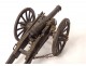 Gribeauval type cannon of campaign iron wood artillery nineteenth