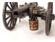 Gribeauval type cannon of campaign iron wood artillery nineteenth