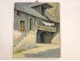 Oil painting by Auguste Britain Village Soup 20th