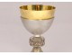 Chalice paten silver metal gold Supper Jesus Christ Apostles twentieth church