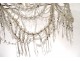 Luster basket tassels garlands crystal glass bronze Charles X XIX